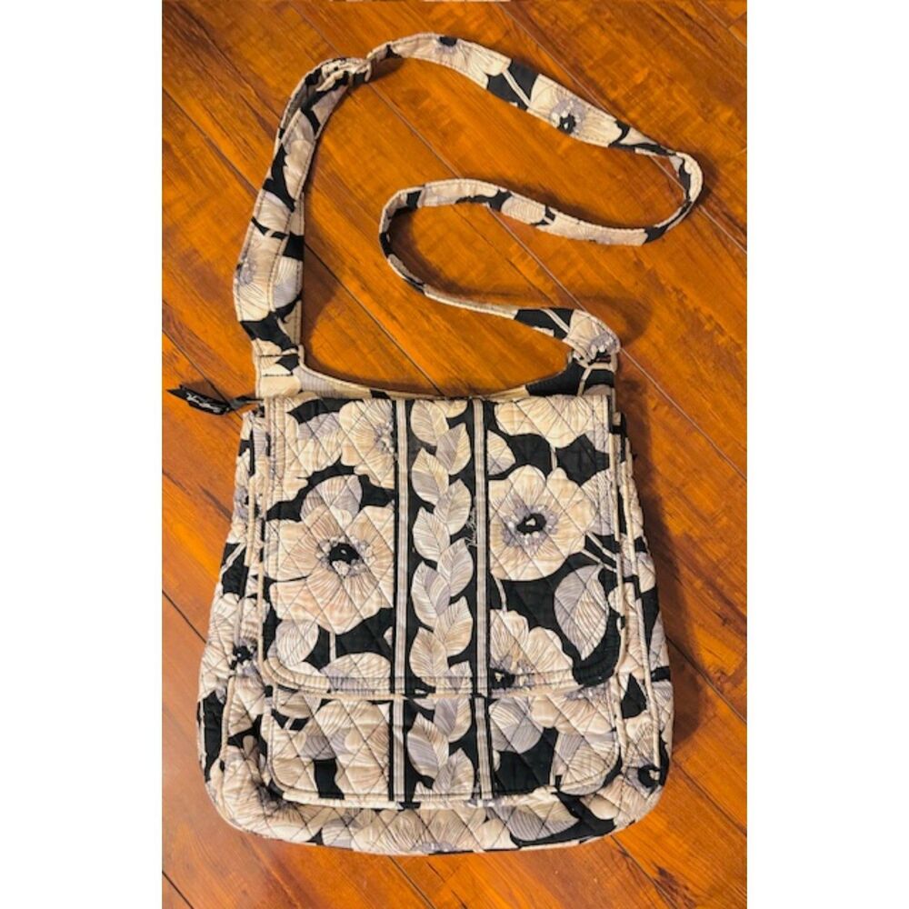 Vera Bradley Hipster Camelia Floral Bohemian Crossbody Shoulder Bag 12"X12"